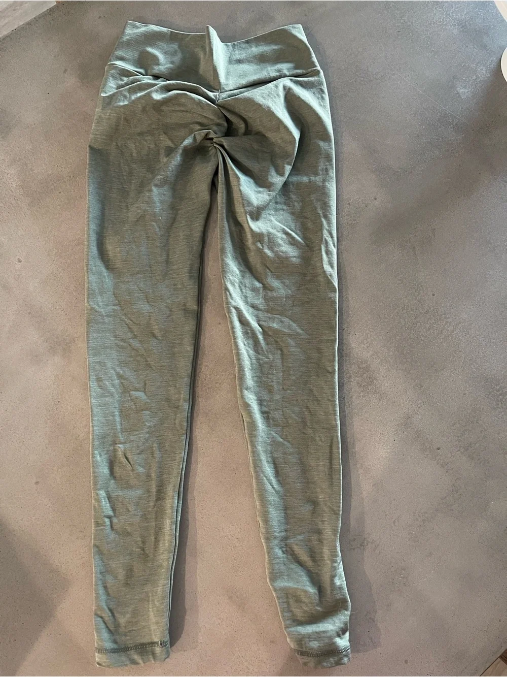 Olive Green High-Waist Leggings